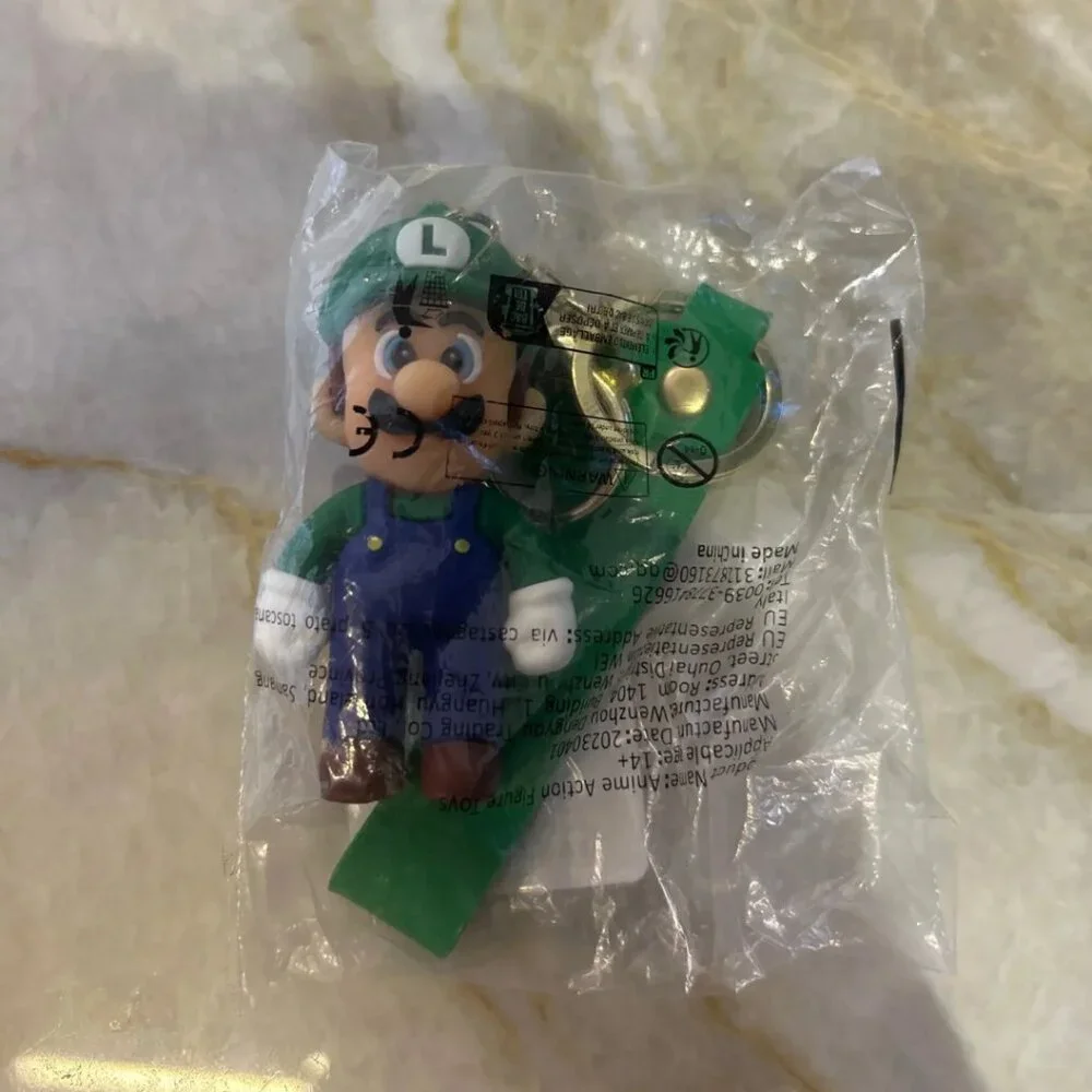 New! NINTENDO SUPER MARIO Brothers & Luigi Key Chains Action figure Pendant toy! - Picture 8 of 11